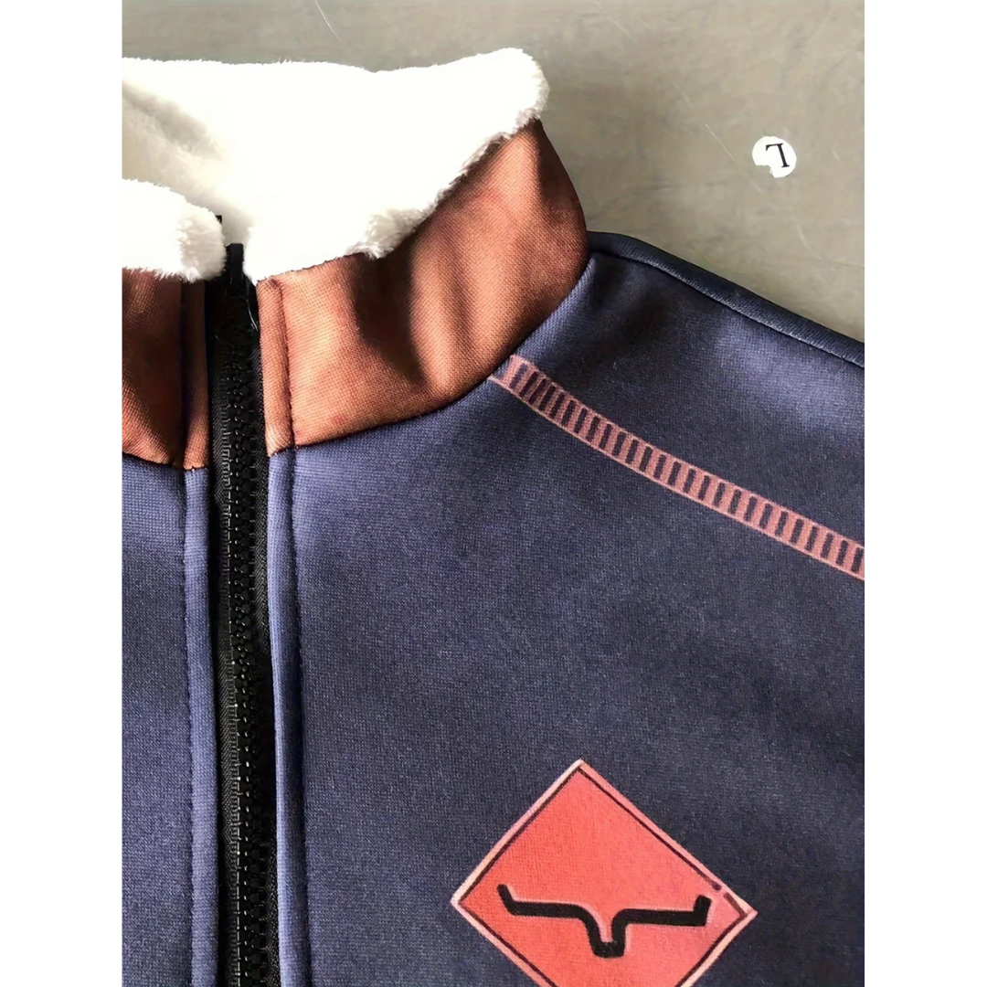 Herrpullover Modern Design med Reissverschluss Högkvalitativa Textilier 2