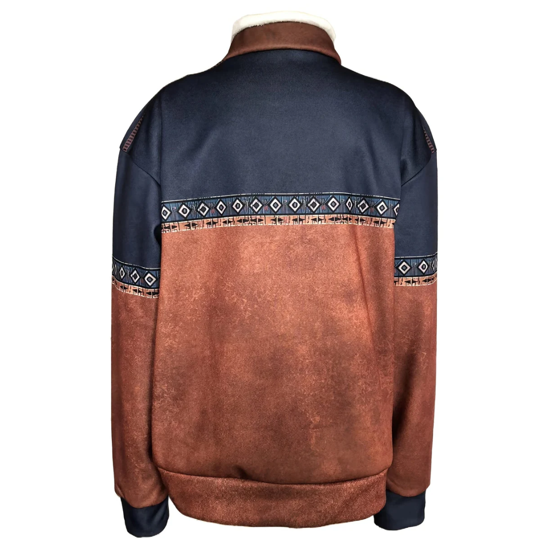 Herrpullover Modern Design med Reissverschluss Högkvalitativa Textilier 3