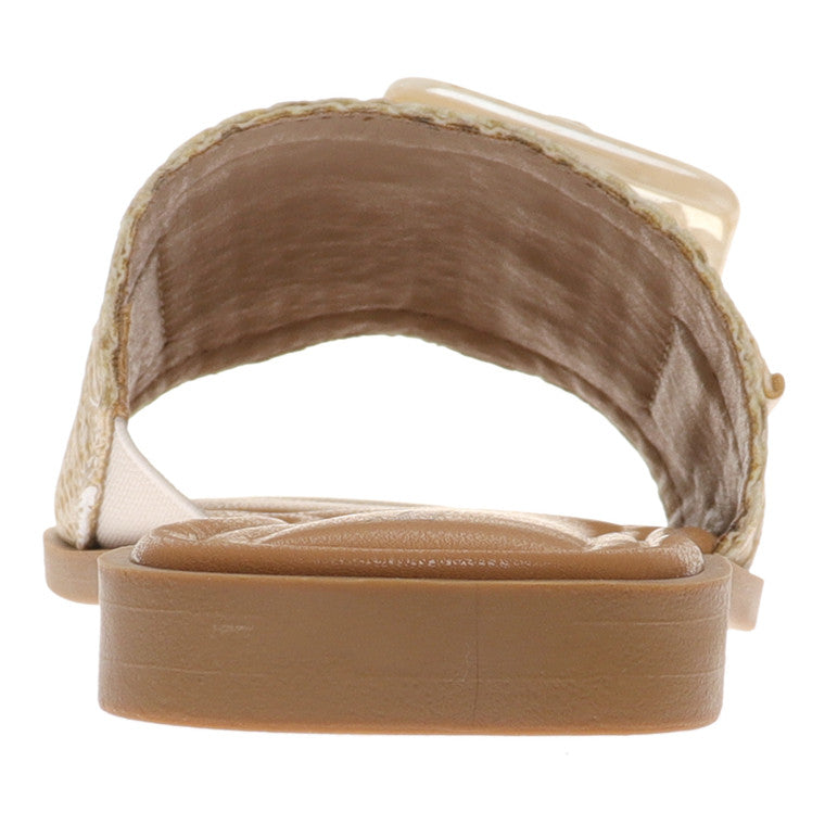 Herrsandaler med Spänne i Naturmaterial 2