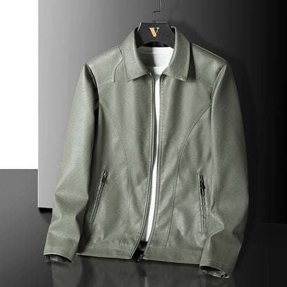 Herrskinnjacka Premium Läder 3