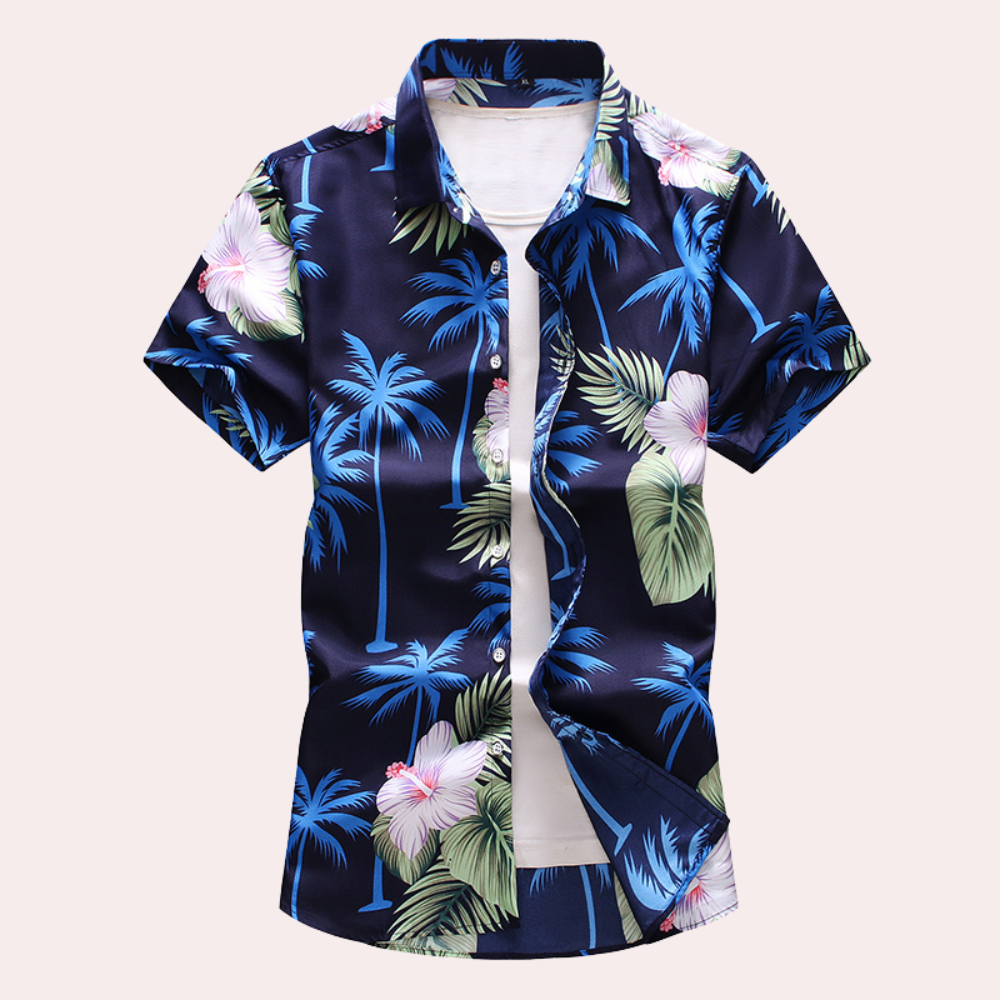 Herrskjorta Blommig och Hawaiiansk för Sommar 2