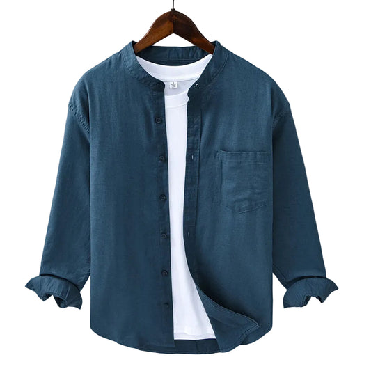 Herrskjorta Casual Stil 0