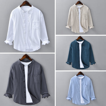 Herrskjorta Casual Stil 5