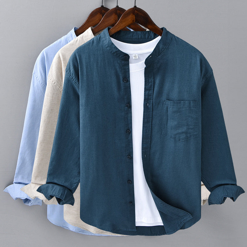 Herrskjorta Casual Stil 6
