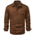 Herrskjorta Jacka Med Dubbelton Design I 100% Bomull 5