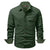 Herrskjorta Jacka Med Dubbelton Design I 100% Bomull 6