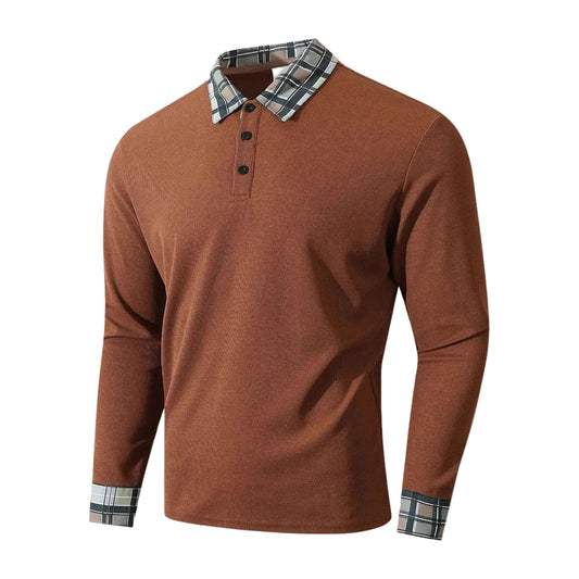Herrskjorta Långärmad med Rustik Trim 0