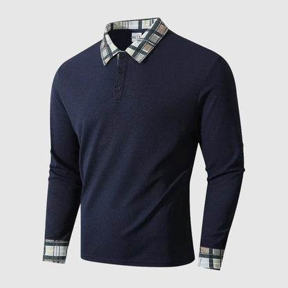 Herrskjorta Långärmad med Rustik Trim 2