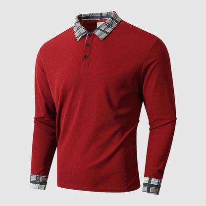 Herrskjorta Långärmad med Rustik Trim 3