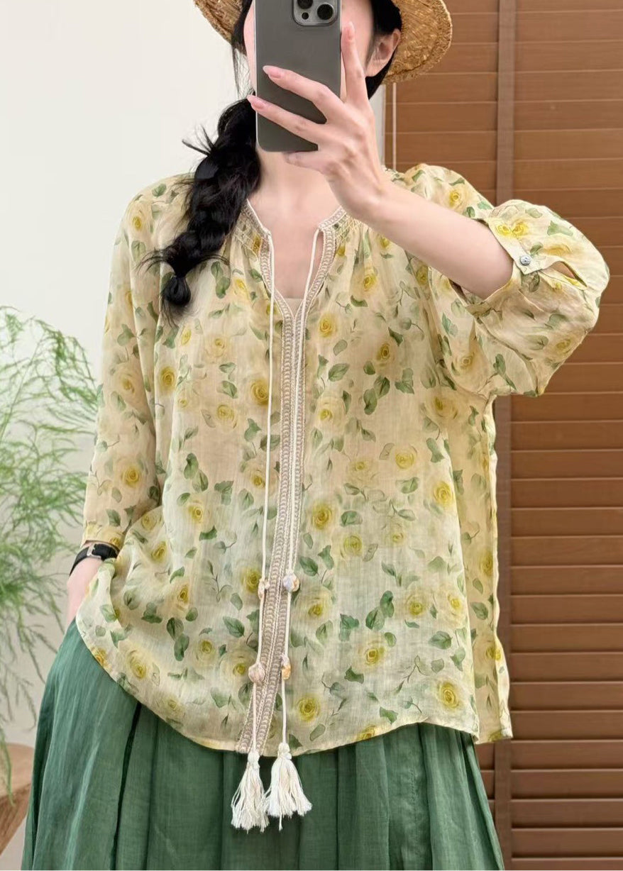 Herrskjorta Oversized med Tryck för Avslappnad Stil 1