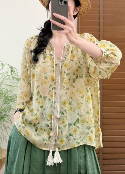 Herrskjorta Oversized med Tryck för Avslappnad Stil 1