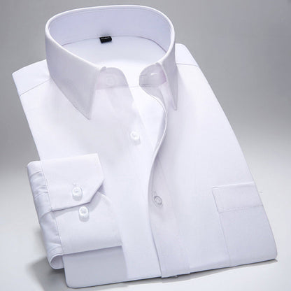 Herrskjorta Oxford Skräddarsydd Klassisk Stil 1