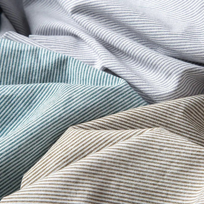 Herrskjorta Oxford Slim Fit Med Tunna Ränder 4