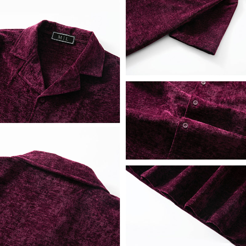 Herrskjorta Retro Stil 5
