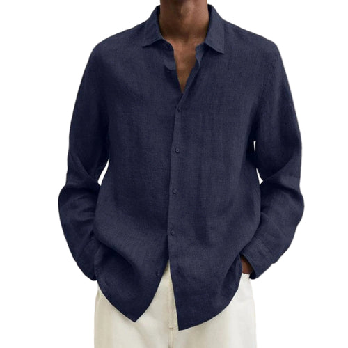 Herrskjorta Slim-fit Klassisk Stil 0
