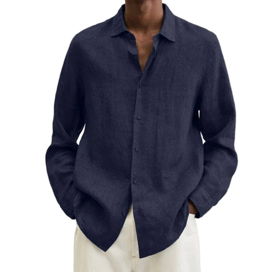 Herrskjorta Slim-fit Klassisk Stil 0