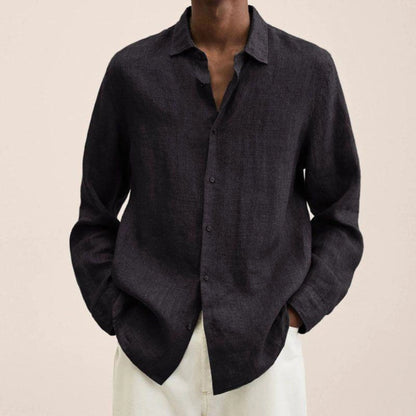 Herrskjorta Slim-fit Klassisk Stil 2