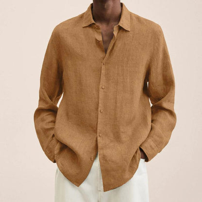 Herrskjorta Slim-fit Klassisk Stil 4