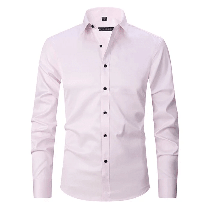 Herrskjorta Smart Casual Stretch Slim Fit Tyg 10