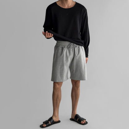 Herrskjorta Stickad Casual Stil 8