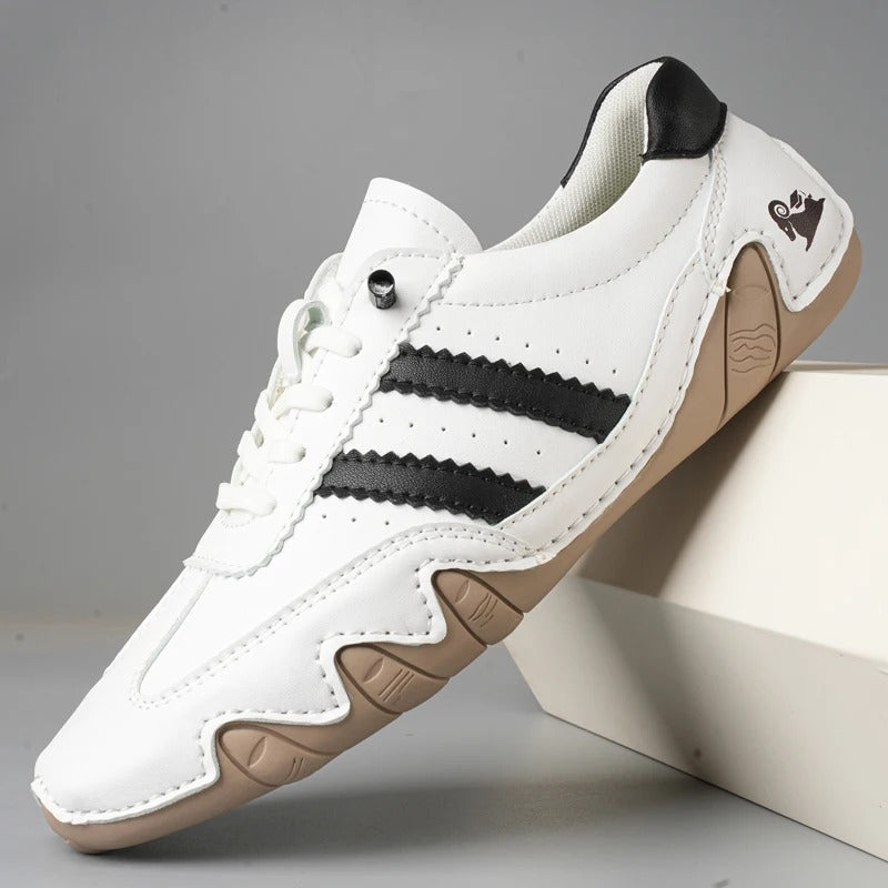 Herrskor Loafers i Läder med Ventilation 1