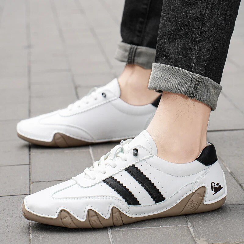 Herrskor Loafers i Läder med Ventilation 2