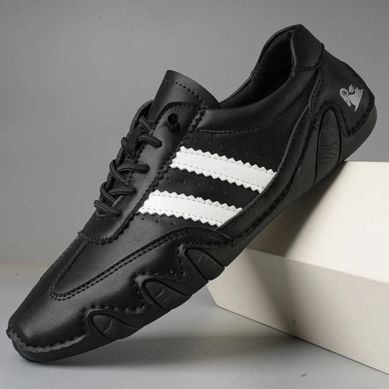 Herrskor Loafers i Läder med Ventilation 3