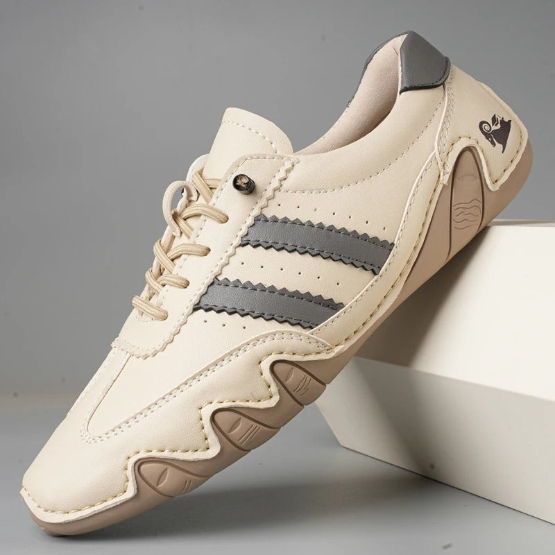 Herrskor Loafers i Läder med Ventilation 7