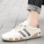 Herrskor Loafers i Läder med Ventilation 8