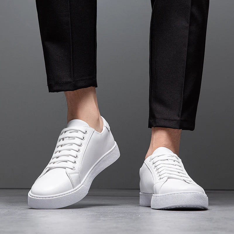 Herrskor Minimalistisk Design Låg Toppskuren 8