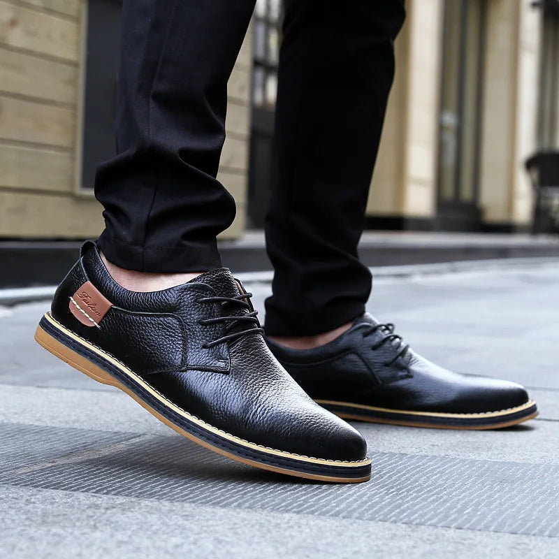 Herrskor Oxford Stil Snörning 3
