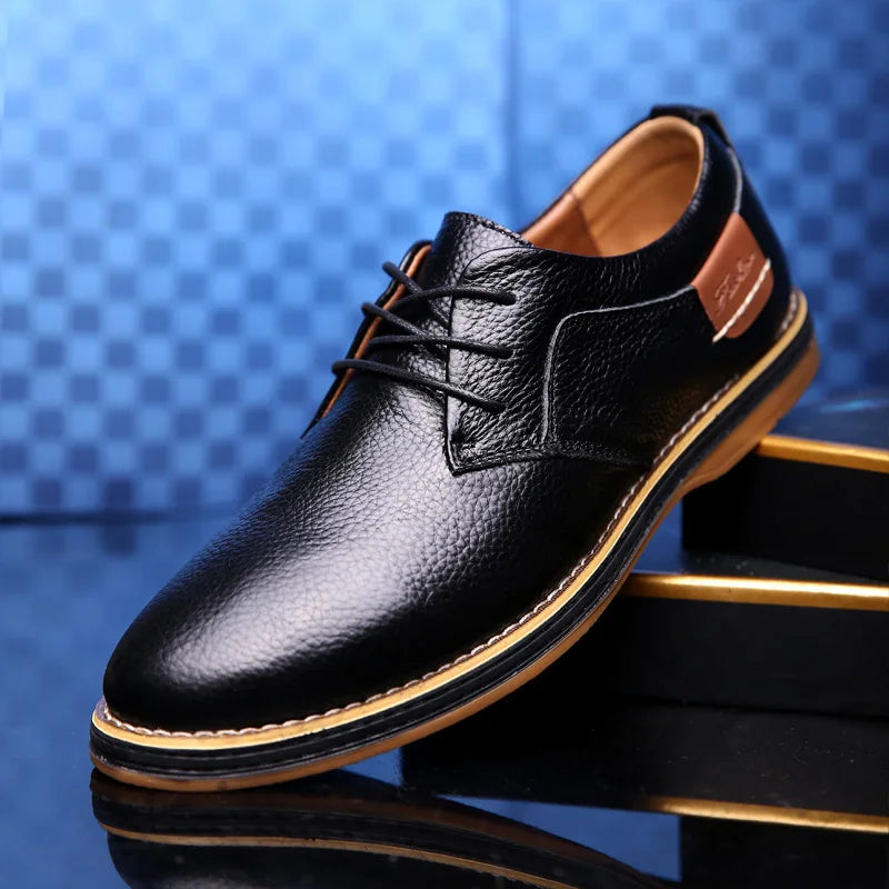 Herrskor Oxford Stil Snörning 4