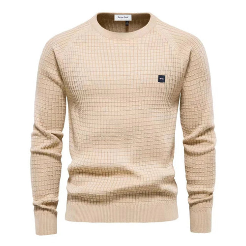 Herrtröja Stickad med Stil 0