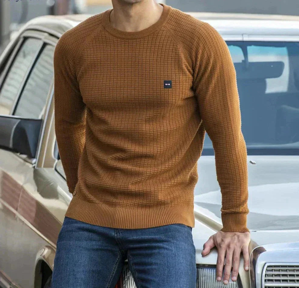 Herrtröja Stickad med Stil 1