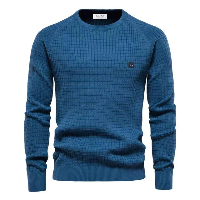 Herrtröja Stickad med Stil 6