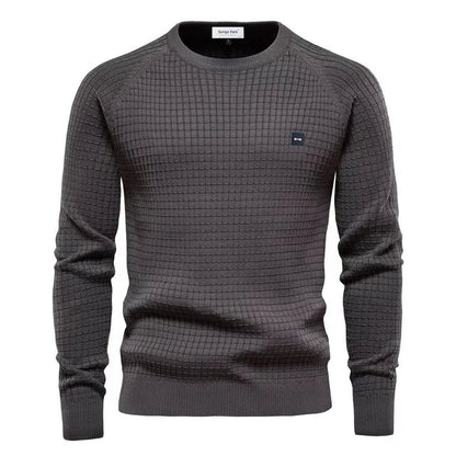 Herrtröja Stickad med Stil 8