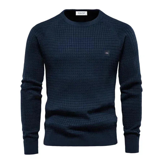 Herrtröja Stickad med Stil 9