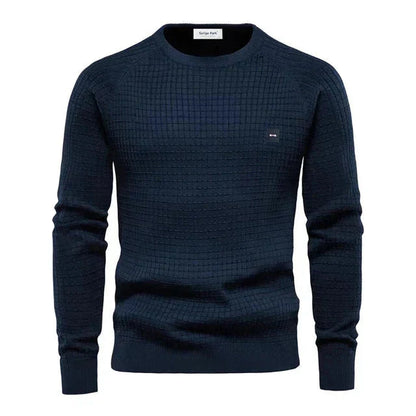 Herrtröja Stickad med Stil 9