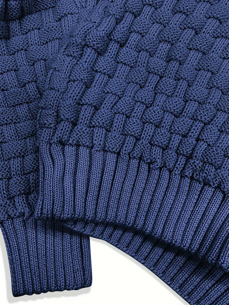 Herrtröja i Stickad Design för Elegant Utstrålning 4