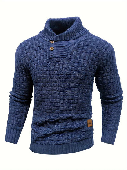 Herrtröja i Stickad Design för Elegant Utstrålning 6