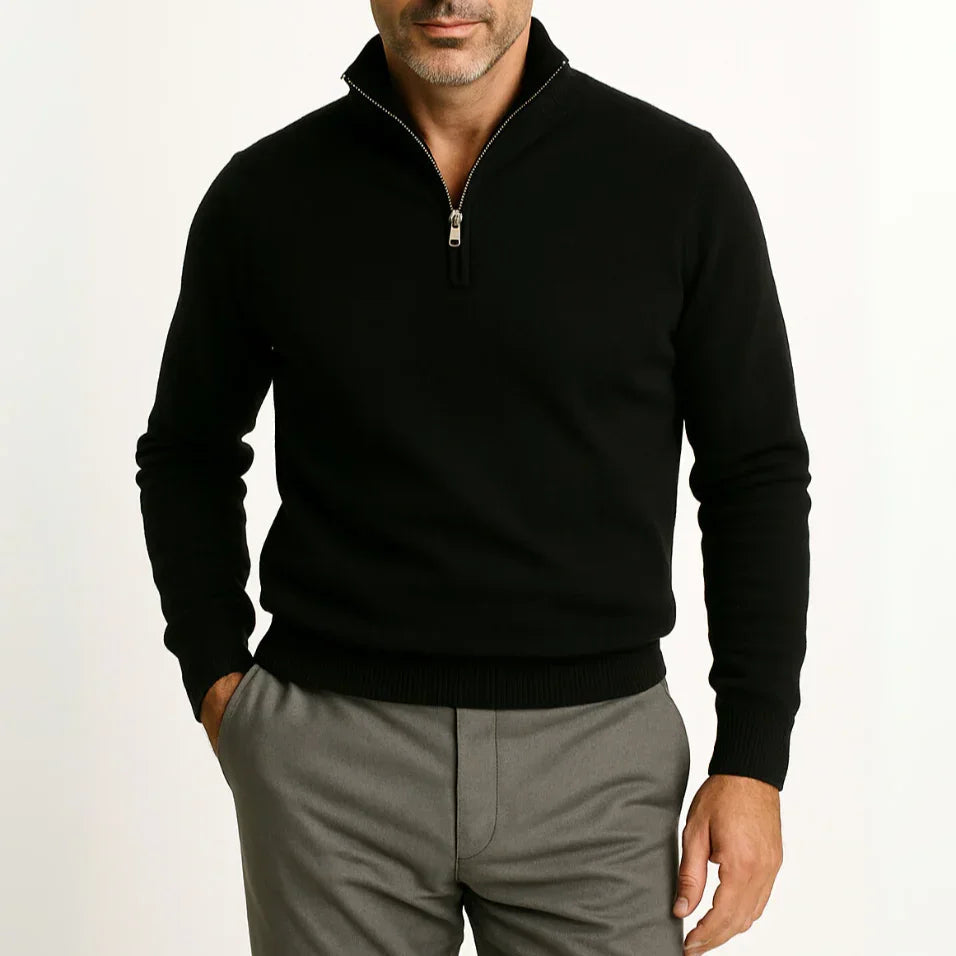 Herrtröja med Halv Dragkedja 8