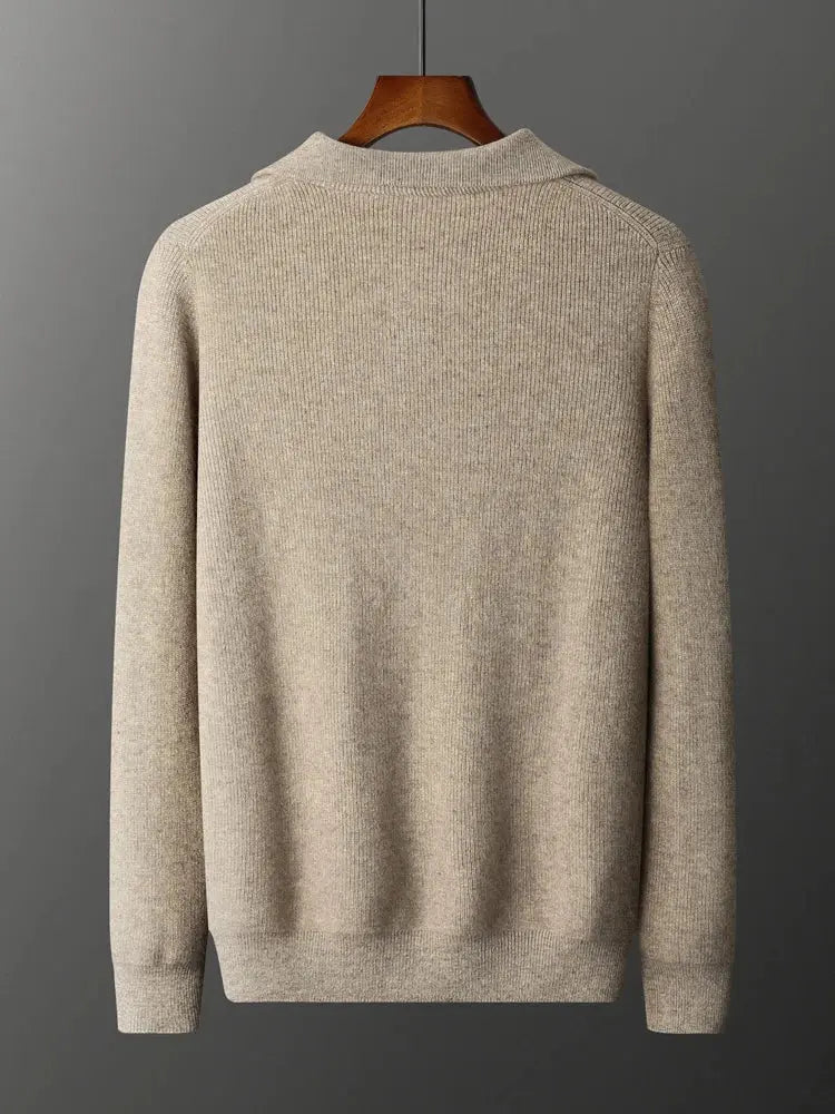 Herrtröja med Halv Zip Modern Stil 2