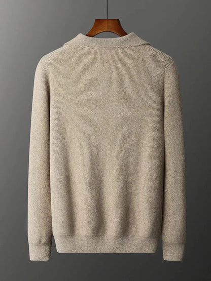 Herrtröja med Halv Zip Modern Stil 2