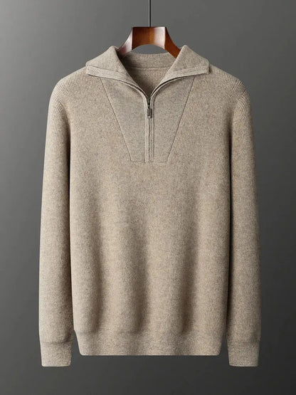 Herrtröja med Halv Zip Modern Stil 6