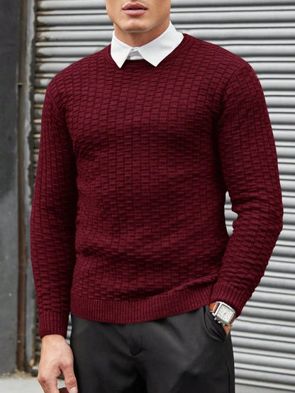 Herrtröja med Jacquarddesign 6