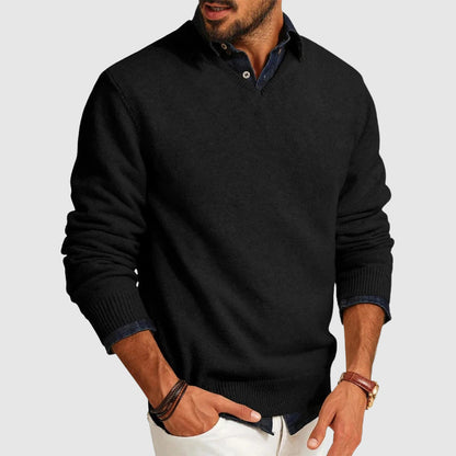 Herrtröja med V-ringning och Slim Fit 1