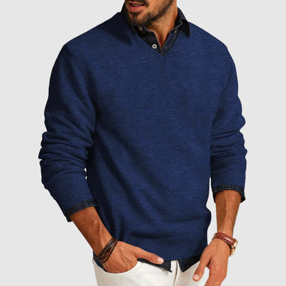 Herrtröja med V-ringning och Slim Fit 2