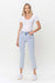 Hög midja raka jeans i ljus denim 3