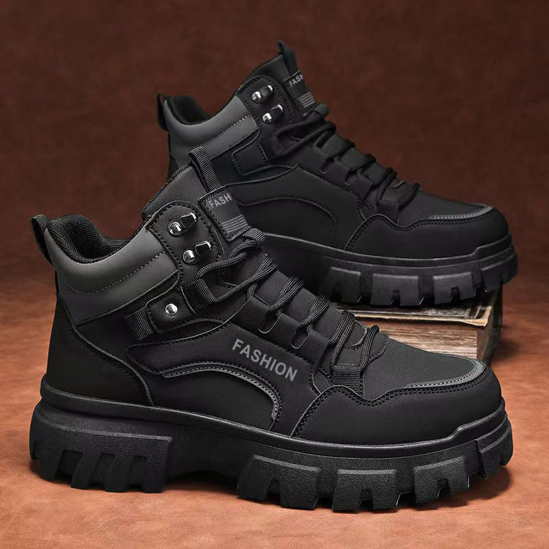 Höga Sneakers Dam Trendig Stil Med Halkfri Sula 3