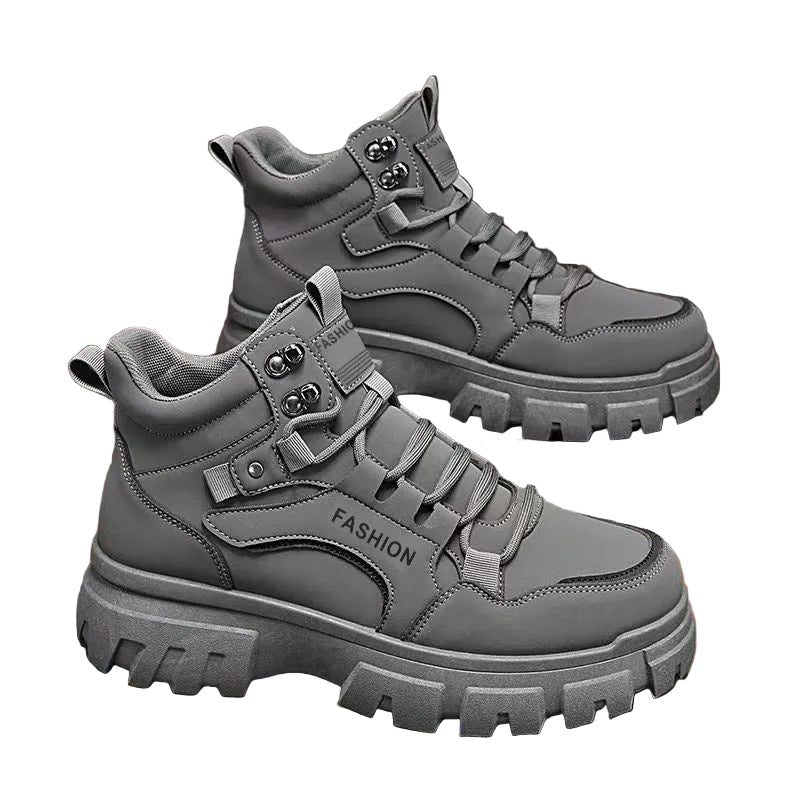 Höga Sneakers Dam Trendig Stil Med Halkfri Sula 4